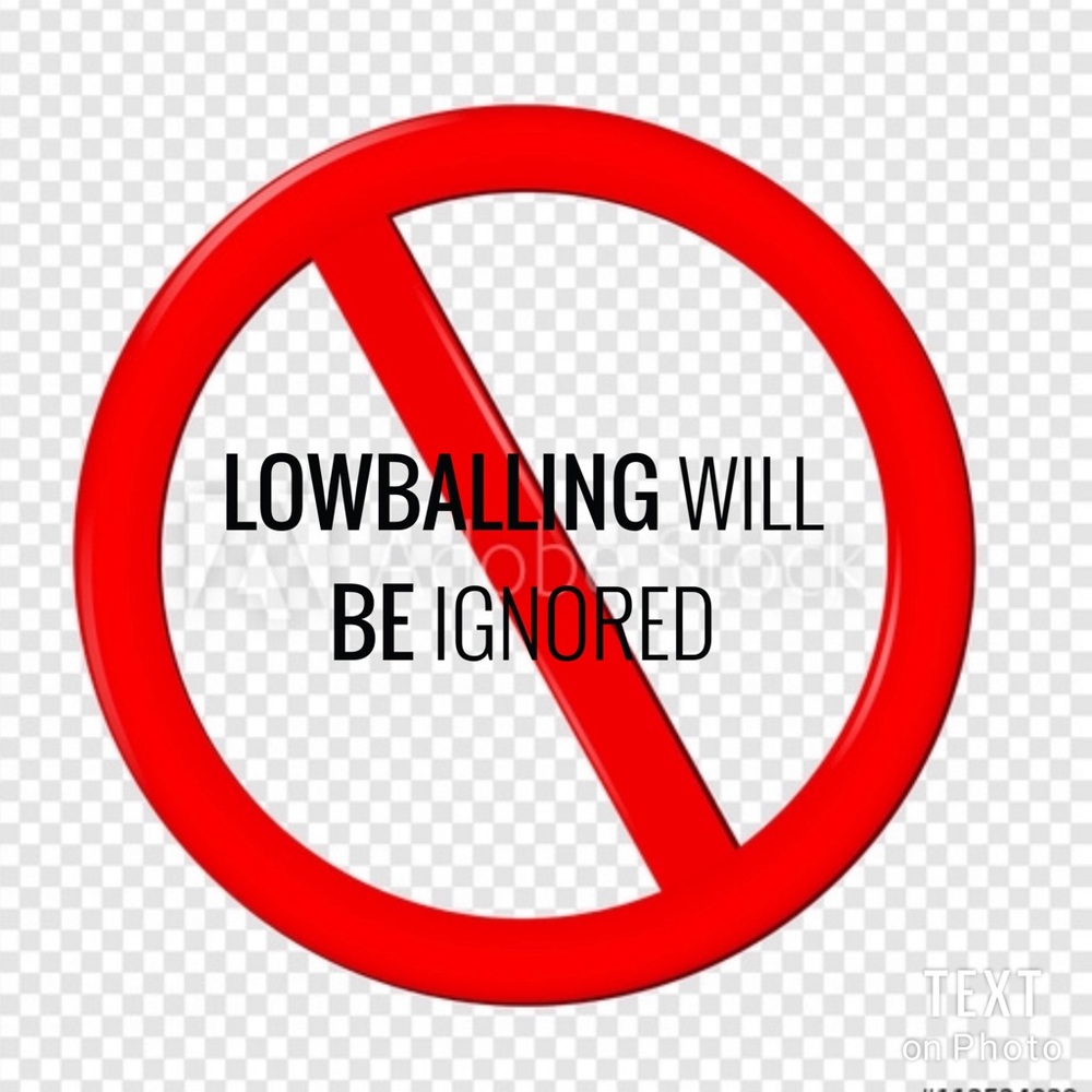 🔥🔥        🚫NO LOWBALLERING, please 🚫‼️